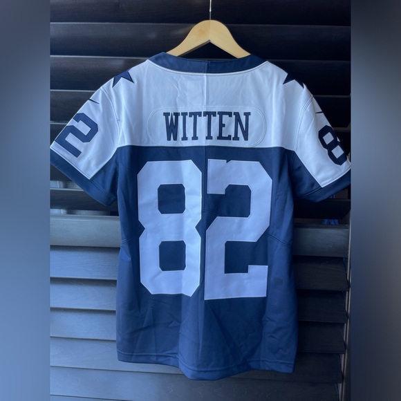 💥SALE💥 Dallas Cowboys Jersey Youth Large Witten # 82 NFL Nike - Picture 4 of 7